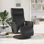 vidaXL Fauteuil de massage inclinable Noir 71 x 90 x 105 cm