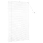 vidaXL Stores vénitiens Blanc 175 x 100 cm Aluminium