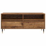 vidaXL Meuble TV avec tiroir Bois Ancien 100 x 34 5 x 44 5 cm