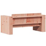 vidaXL Canapé de jardin 2 places 134x60x62 cm bois massif de douglas