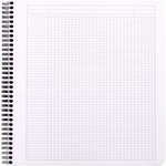 Rhodia - Cahier à Spirale (Reliure Intégrale) Notebook Blanc - A4+ - Petits Carreaux - 160 pages Détachables