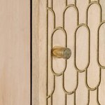 vidaXL Buffet 40x33x110 cm bois de manguier massif