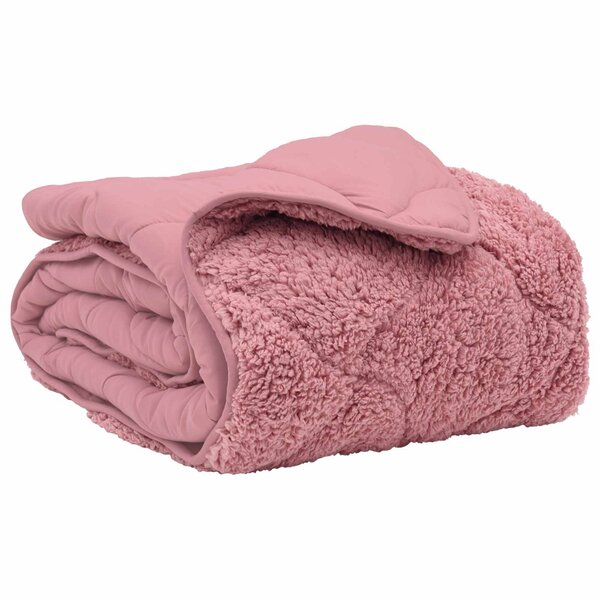 vidaXL Couette d'été 200 x 200 cm Été Rose Respirant