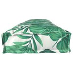 vidaXL Set de coussins de palette Floral 2 Pièces Motif de feuille