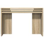 vidaXL Tables gigognes 3 Pièces chêne sonoma bois d'ingénierie