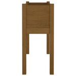 vidaXL Jardinière Marron miel 70x31x70 cm Bois de pin massif
