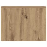 vidaXL Table basse Chêne artisanal 90 x 50 x 37 cm Bois d'ingénierie