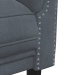 vidaXL Ensemble de canapés 3 Pièces gris foncé velours