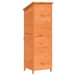 vidaXL Abri de jardin Marron 59 5 x 56 x 176 5 cm Bois d'ingénierie