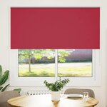 vidaXL Store enrouleur occultant rouge largeur du tissu 151 6 cm