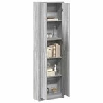 vidaXL Armoire Gris Sonoma 55 x 25 x 189 cm Bois d'ingénierie