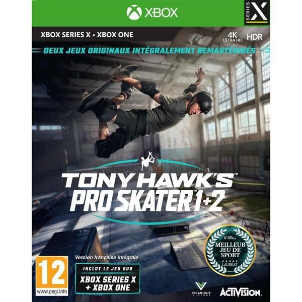 Tony Hawk's Pro Skater 1 + 2 Jeu Xbox Series X et Xbox One