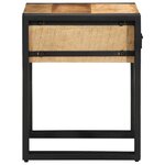 Table d'appoint vidaXL 40x40x50 cm en bois de manguier massif