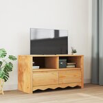 Buffet TV vidaXL "DRAMMEN" 99x43x55 cm en bois massif de pin
