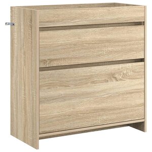 vidaXL Meuble sous lavabo de salle de bain Chêne Sonoma