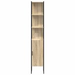vidaXL Cabinet de salle de bain avec stockage Beige 33 x 33 x 185.5 cm