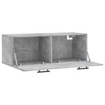 vidaXL Armoire murale gris béton 100x36 5x35 cm bois d'ingénierie