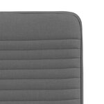 vidaXL Chaises à manger lot de 6 gris foncé tissu