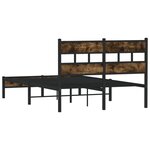 vidaXL Cadre de lit sans matelas avec tête de lit 120x190 cm