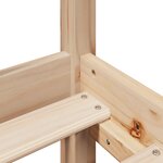 vidaXL Cadre de lit sans matelas 100x200 cm bois massif de pin