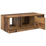 vidaXL Table basse Bois Ancien 102 x 50 x 36cm Bois d'ingénierie