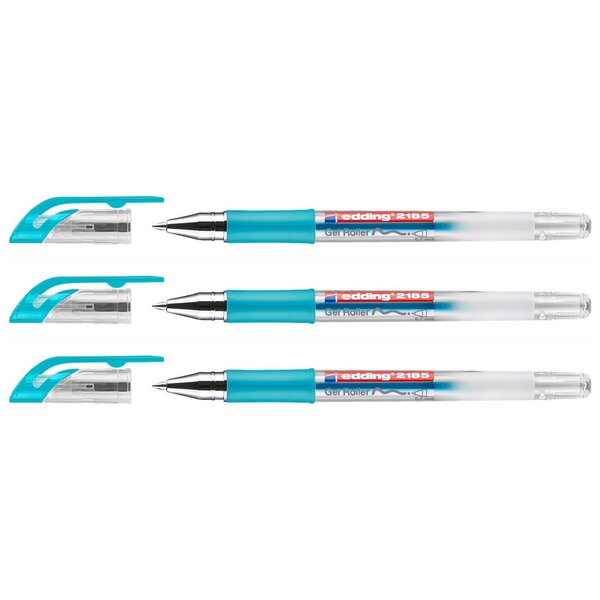 Roller à Encre Gel Gip 2185 Bleu clair 0 7 mm x 3 EDDING