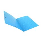 Chemise à élastiques sans Rabats carton 400g 24x32 cm Turquoise EXACOMPTA