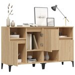vidaXL Buffets 2 Pièces chêne sonoma 60x35x70 cm bois d'ingénierie