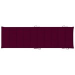 vidaXL Chaises longues lot de 2 avec coussins Bois d'acacia solide