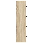 vidaXL Bibliothèque chêne sonoma 40x24x102 cm bois d'ingénierie