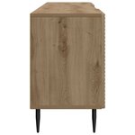 vidaXL Meuble TV Chêne artisanal 150 x 31 x 50 cm Bois d'ingénierie
