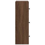 vidaXL Bibliothèque chêne marron 40x24x77 cm bois d'ingénierie