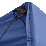 vidaXL Tente pliable avec 4 parois Bleu 3 x 3 m