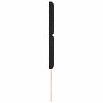 vidaXL Tête de lit LED avec bandes LED Noir 90 cm Velours