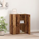 vidaXL Meuble de bureau en bois recyclé 60 x 32 x 77 5 cm - Bois d'ingénierie