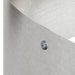 vidaXL Potte en acier inoxydable Acier inoxydable Ø 120 cm Durable Stylé