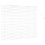 vidaXL Store de Fenêtre avec des rideaux Autre Blanc 80 x 130 cm Aluminium
