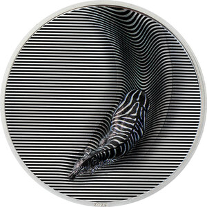 Monnaie ZEBRA Camouflage of Nature 3 Oz Silver Coin 20$ Palau 2023