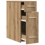 Armoire de pharmacie vidaXL en chêne fait main 20x45 5x60 cm en bois d'ingénierie