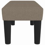 vidaXL Banc Taupe 70x30x30 cm Tissu