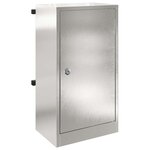 vidaXL boîte aux lettres Argenté 30 x 20 x 55 cm Acier inoxydable