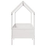 vidaXL Cadre de lit d'enfants forme de maison 80x160cm bois pin massif