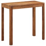 vidaXL Table de bar bois massif d'acacia et finition miel 110x55x106cm