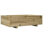 vidaXL Jardinière 90x60x26 5 cm bois de pin imprégné