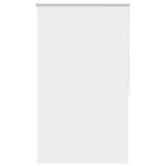 vidaXL Store enrouleur occultant 124 4 x 175 cm  largeur du tissu 120 cm  blanc