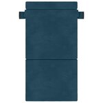 vidaXL Canapé-lit pliable Bleu 70 x 72 x 60 cm Tissu