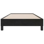 vidaXL Cadre de lit sans matelas noir 100x210 cm velours