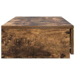 vidaXL Tiroirs de lit Chêne fumé 80 x 36.5 x 16.5 cm Bois d'ingénierie