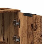 vidaXL Buffet vieux bois 30x30x70 cm bois d'ingénierie