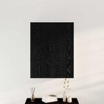 Armoire Murale vidaXL Chêne Noir 69 5x34x90 cm Bois Aggloméré